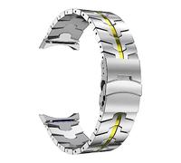 Cong Yi Cinturino in acciaio inossidabile senza lacune compatibile con Samsung Galaxy Watch 5 Pro 44mm 40mm Classic 4 46mm 42mm