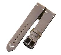 Cong Yi Cinturino In Vera Pelle Fatto A Mano Cera D'olio Cinturino For Orologio In Pelle Bovina Smart 18mm 20mm 22mm 24mm Brwon Cinturino Nero Verde Giallo(Green Black Clasp,18mm)