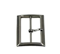 Cong Yi Fai da te Pin Fibbia Metallo TRI GLIDE Regolare il rullo Rettangolo Anello in pelle Artigianato Accessori adatti for Borsa cintura cinturino Zaino 30pcs(Gunblack pin buckle,25MM)