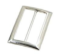 Cong Yi Fai da te Pin Fibbia Metallo TRI GLIDE Regolare il rullo Rettangolo Anello in pelle Artigianato Accessori adatti for Borsa cintura cinturino Zaino 30pcs(Silver 1,40MM)