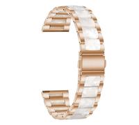 Cong Yi Lega da 22 mm 20 mm con cinturino in resina compatibile con Venu 2/1/Venu2 Plus/SQ/Vivoactive 4 3 cinturino in metallo cintura a più colori(Rose gold Style2,For Venu 2)