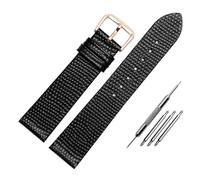 Cong Yi Lizard Modello Cinturino In Vera Pelle 10 12 14 16mm 18 20mm Orologio Semplice Elegante Cinturino Da Polso, 16mm, Acetato, Nessuna pietra preziosa