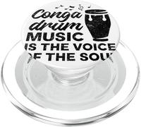 Conga Drum Music è la voce dell'anima Conga Congas Music PopSockets PopGrip per MagSafe