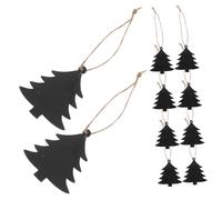 CONGARTENO 10 Pezzi Mini Lavagnette Faccia con per Appendere Lavagne Decorative da Te per Decorazioni Natalizie Segnaposto e Festivi Dimensioni