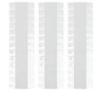 CONGARTENO 100 pezzi Ganci Trasparenti Adesivi per Esposizione Ganci Autoadesivi Resistenti e Stabili per Negozi Supermercati Uffici e Casa Design Chiaro per Visualizzazione Prodotti