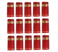 CONGARTENO 100 Pezzi Tappi Termoretraibili Per Vino Rosso Capsule Termoretraibili Per Vino Manicotti