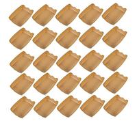 CONGARTENO 100pezzi Kraft Per Snack Fritti Barchette Di Per Alimenti Forma Di Scatole Per Patatine Fritte Per Imballaggio