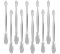 CONGARTENO 10pezzi Laboratory Spoon in Acciaio Inossidabile, Cucchiaio Dosatore per Campionamento Doppia Testa, per Laboratorio e Università