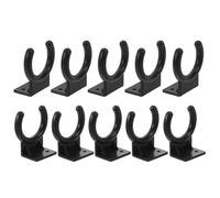 CONGARTENO 10pezzi Supporto da Parete per Microfono Staffa per Microfono da Studio Montaggio Facile da Installare per Microfoni Cablati Wireless Supporto Robusto per Parete Clip per Gancio