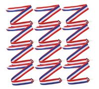 CONGARTENO 12 pezzi Nastri per Medaglie Multifunzione Triangolo e Blu Nastri Collo per Sportivi Adatti per Eventi Indoor e Outdoor