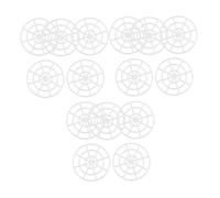 CONGARTENO 15 Pezzi Pressa per Barattoli Bocca Larga in Plastica Piccola Rete per Fermentazione e Sottovuoto Strumento Compatto per Fermentare Verdure Kimchi e Birra Artigianale Accessorio