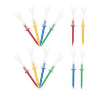CONGARTENO 16 Tee Golf Professionale in Plastica e Riduce Attrito per Colpi Lunghi e Precisi Sostitutivo per Driver per Allenamento e Gara Colore Casuale