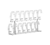 CONGARTENO 1pezzi Orologi Acrilico Rimovibile Espositore Trasparente Per Orologi Design Antiscivolo e Facile Per Appassionati e Collezionisti