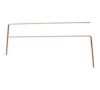 CONGARTENO 2 pezzi Aste Rabdomanzia in Ottone Bastoncini Rabdomante Flessibili e Portatili per Rilevazione Acqua e Ricerca Paranormale Strumenti Professionali per Divinazione e Geobiologia