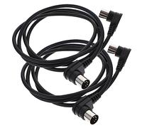 CONGARTENO 2 pezzi Cavo Midi Pin Maschio Doppio Din da Resistente Connessione Strumenti Audio per Tastiere Sintetizzatori Mixer e Dj