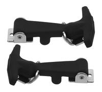 CONGARTENO 2 Pezzi Chiusura T Handle Inox con Ammortizzatore Gomma Resistente Urti e per Cassette Attrezzi Frigoriferi e Cofani Veicoli