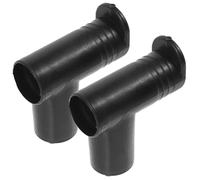 CONGARTENO 2 pezzi Connettori Giunti Angolo Retto per Stendibiancheria Accessori per Aste Singole e Doppie Montaggio Semplice per Appendiabiti Plastica