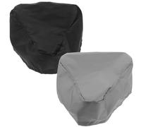 CONGARTENO 2 Pezzi Coprisella per Bicicletta con Coulisse 2 Pezzi, Copertura Antipolvere Oxford 24X27 CM per Sella Bici da Strada, Mountain Bike e Bici Elettrica, Protezione Esterna per Uso