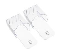 CONGARTENO 2 Pezzi Portadepliant da Parete in Acrilico Trasparente Porta Documenti per Ufficio e Casa Espositore Brochure Stabile e Pratico per Desktop e Muro