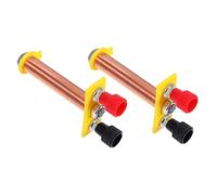 CONGARTENO 2 pezzi Solenoide Elettromagnetico Forma di T per Esperimenti di Fisica Bobina per Apprendimento Elettromagnetismo Kit Didattico per Laboratorio di Principi Elettrici e Magnetici