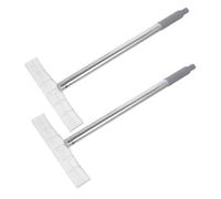 CONGARTENO 2 pezzi Supporto Cartelli Portatile in Acciaio con Clip Trasparente per Manifestazioni Sport Aeroporti e Parate Facile Installazione senza Attrezzi