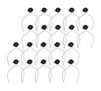 CONGARTENO 20 Pezzi Buzzer Elettronico Attivo Piezoelettrico Segnale Acustico Continuo per Progetti Fisica Allarme Veicoli Sicurezza Industriale