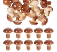 CONGARTENO 20 Pezzi Funghi Finti Decorativi in Materiale Espanso Statuette Mini Funghi per Decorazione Casa Ufficio e Negozi Oggetti di Scena Fotografici Leggeri e Colorati