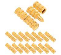 CONGARTENO 20 set Pz Perni di Allineamento per Tavoli in Lega di Zinco Accessori di Fissaggio per Mobili e Supporti Invisibili per Estensioni e Giunzioni di Tavoli Facili da Installare e