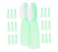 CONGARTENO 20pezzi Mini Spazzolini Antiautolesionismo Per Prigione Spazzolini Corti Morbidi Per Pulizia Denti Strutture Correttive Forniture Essenziali Per Incontri Ambienti Ristrette