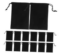 CONGARTENO 25 Pezzi Sacchetti per Gioielli in con Coulisse Sacchetti Richiudibili per Orecchini e Collane Borsa Regalo e Resistente per Feste e Uso Quotidiano