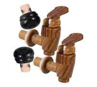 CONGARTENO 2sets Rubinetti Per Botti Di Vino Di Rubinetti Con Tappi Per Botti Di Birra e Vino Accessori Per Barili Di Facili Da Installare e Resistenti All Usura