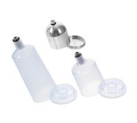 CONGARTENO 3 pezzi Bottiglie Vuote per Vernice Aerografo Scala Graduata Contenitori Resistenti alla Corrosione per Conservazione e Dosaggio di Liquidi Compatibili con Aerografi Sifone e