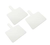 CONGARTENO 3 Pezzi Lavagne Cancellabili Mano Paddle Bianche Riutilizzabili per Aula Lavagne Doppia Faccia per Risposte Rapide e Votazioni Interattive in Lezioni di Matematica e Inglese