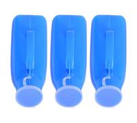 CONGARTENO 3 Pezzi Orinatoio Portatile Uomo Bottiglia Urinale Riutilizzabile con Protezione Splash Ergonomica Antigoccia per Viaggi Casa e Assistenza Anziani