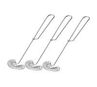 CONGARTENO 3 Pezzi Sbattitori Manuali per Uova in Acciaio Inossidabile con Spirale Rotanti per Cucina Miscelatori Elettricità con Impugnatura Ergonomica Antiscivolo per Montare Albumi e Crema
