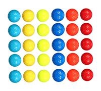 CONGARTENO 30 Pezzi Palline da Golf per Allenamento Palline da Pratica in Gomma Sintetica Colorate Doppio Resistenti e Leggere per Principianti per Esercizi di Golf