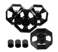 CONGARTENO 4 Set Set 4 Pezzi Nucleo di Ricambio e Ruota Erogatrice per Dispenser di Nastro Adesivo da Tavolo, Inserto Porta Rotolo in Plastica Resistente per Ufficio, Casa e Imballaggio