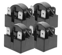 CONGARTENO 4pezzi Commutatore di Avviamento Ptc per Frigorifero Pin Protezione da Sovraccarico Termica per Congelatore Parte di Ricambio per Minifrigo Refrigeratori per Bevande e Birra