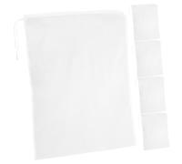 CONGARTENO 5 Pezzi Sacchetti Filtro in Nylon Mesh Riutilizzabili per Latte Mandorla Succhi Yogurt e Tofu Sacchetti Filtranti Alimentari Versatili per Cucina e Bevande