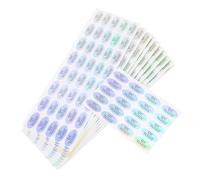 CONGARTENO 500 pezzi Etichette Adesive Qc Passed Impermeabili Ovali per Controllo Qualità Magazzino con Adesivo PVC Resistente e Colore per Facile
