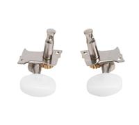 CONGARTENO 5pezzi Meccaniche per Banjo con Boccole Bianche e Argentee Accordatori in Lega di Zinco e Pvc Include Meccaniche Sinistre e Pirolo per Banjo