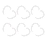 CONGARTENO 6 Paia Correttori Auricolari per Ragazzo Ragazza Supporto per Orecchie Sporgenti in Plastica Bianca Correttore Auricolare per per Prevenzione e Correzione Orecchie a Sventola