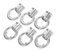 CONGARTENO 6 Pezzi Anelli Filettati M10 in Metallo Denti Interni e Struttura Chiusa per Lampadari e Decorazioni Luminose Casa e Ristorante