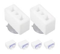 CONGARTENO 6 Pezzi Stabilizzatori Antiscivolo per Box Bimbo con Ventosa Base Fissaggio Rimovibile per Recinto Giochi e Animali Supporto Antiribaltamento per Pavimenti Duri e Laminati