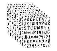 CONGARTENO 8 pezzi Adesivi PVC Numero e Autoadesivi Impermeabili per Finestre e Etichette Piccole Decorative Resistenti per Uso ed