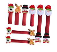 CONGARTENO 8pezzi Coprimaniglie Forma Di Renna Per Frigorifero Decorazioni Per Elettrodomestici Da Cucina Protezione Da Macchie e Impronte Digitali