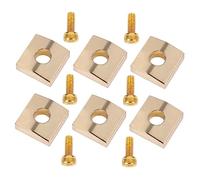 CONGARTENO Accessori per Chitarra Elettrica Set da 6 Pezzi con Blocchi di Bloccaggio in Metallo e Viti Esagonali per Ponte Tremolo, Compatibile con Doppio Bilanciere, Leggero e Facile da Trasportare