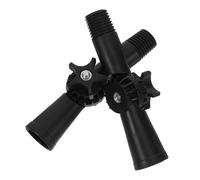 CONGARTENO Adattatore Connettore Girevole per Asta di Prolunga 2 Pezzi, Giunto Angolare Filettato in Plastica Resistente, Accessorio Ricambio per Pulizia Finestre, Spolverino e Verniciatura,