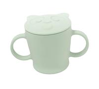 CONGARTENO Bicchiere Apprendimento Silicone Antigoccia con Doppie Maniglie per Antiurto Ragazzo Allenamento Indipendenza Bebè