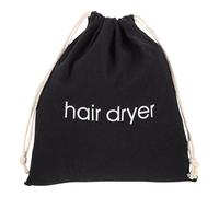 CONGARTENO Borsa Coulisse per Asciugacapelli, Custodia Portatile per Phon, Organizer da Viaggio per Hotel e Casa, Tessuto Resistente Cordoncini, per Accessori Styling e Bagno